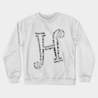 H letter Crewneck Sweatshirt